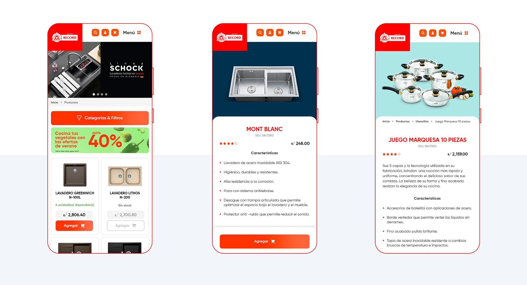 tienda virtual de Record