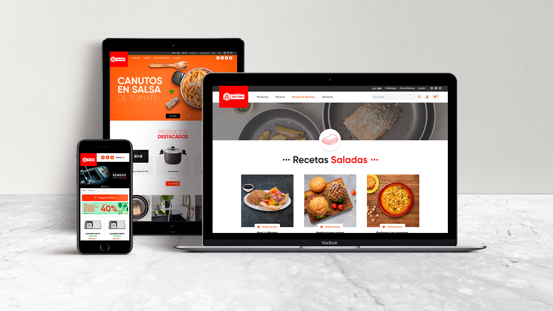 web ecommerce Record